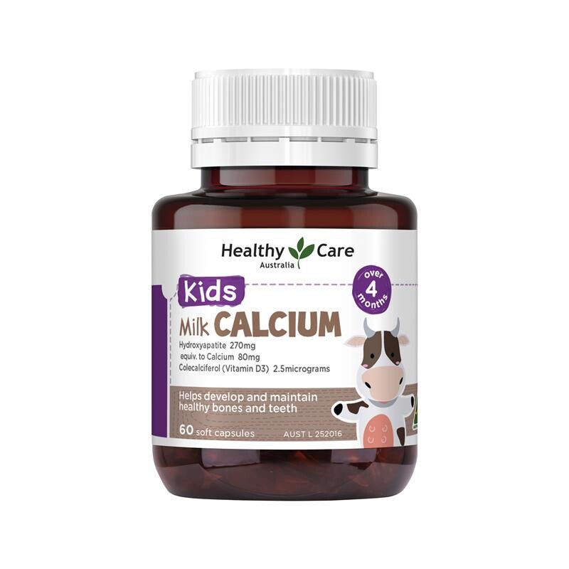[PRE-ORDER] STRAIGHT FROM AUSTRALIA - Healthy Care Kids Milk Calcium 60 Capsules